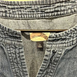 Universal Threads Universal Thread Denim Chambray V Neck Pullover Blouse size medium Photo 5