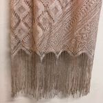 Necessary Objects Vintage Spaghetti Strap Fringe Midi Dress, Size Small Photo 8