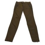 ZARA  Basic Z1975 Denim Moto Skinny Jeans Greenish Brown Size 2 Photo 0