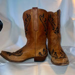 Old Gringo Women’s  Boots Tan with Black Embroidery Size 9B Photo 0