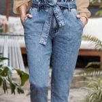 Paper bag skinny jeans size medium fit like a 6 Photo 0