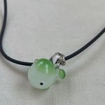 Glass whale necklace Photo 1