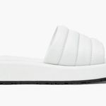 P448 NEW  Fergie Slide Sandal (Women) 9.5-10US / 40EU, WHITE Photo 4