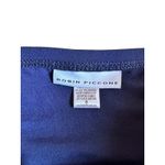 Robin Piccone  Abi indigo‎ ecru twist bikini bottom size Small NEW $98 Photo 4