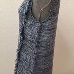 Anthropologie Holding Horses  dress XS New sleeveless blue fringe knit GORGEOUS Photo 6