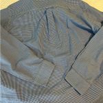 ZARA  Blue and White Patterned Button Down Photo 4