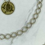 George Washington Coin Charm Chain Link Belt Size Small S Medium M Gold Photo 7