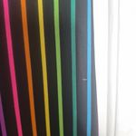 Love Bodycon Side Slit Maxi Dress Rainbow Pride Stretch Size Small Multiple Photo 5