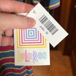 LuLaRoe  Julia Straight Knee Length Striped Dress Size Medium NWT Photo 2