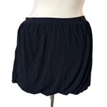 Calypso St. Barth Calypso Black Bubble Hem Mini Skirt XS Stretchy Pleated Modal Photo 0