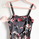 Abercrombie & Fitch Gray Floral Back Cutout Jumpsuit sz Small Photo 9