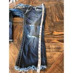 Miss Me  Cropped Embellished Jeans Women 28 Dark Wash Fringe Western Cowgirl Boho Photo 8