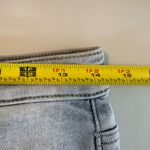 Risen High Rise Distresed Crop Straight Denim Jeans Light Wash Size 7/28 0437 Blue Photo 7