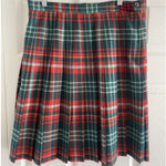 Talbots Vintage Womens 10 Wool Tartan Plad Skirt USA Made Academia Collegiate Photo 0