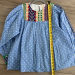 Anthropologie Verb by Pallavi Singhee Rhapsody Besticke Embroidered Blouse NWT S Photo 11
