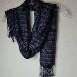 PINK - Victoria's Secret  Navy and White Striped Scarf Size 80x17 Photo 1