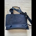 Versace  Parfume Crossbody Nylon Bag Saddle Bag Black Designer‎ Photo 2