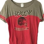 Rivalry Threads UNLV Rebels T Shirt Scoop Neck Color Block Womens Trendy Cotton Photo 1