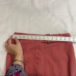 EXPRESS Red & White Mini Chevron Attached Belt Skirt Photo 2