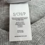 CAbi #5451 Watson Pullover Sweater Top Gray Ribbed V-Neck Dolman cozy Sz small Photo 5