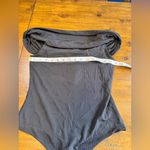 Revolve  AFRM ribbed off shoulder bodysuit black size M NWT Photo 4