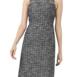 J.Crew NWT ~ Black Tweed Fringe Sheath Sleeveless Dress ~ Womens Size 4 Photo 1