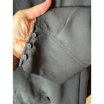 Halogen  Shirt Women 3X Black Chiffon Cross Front Long Sleeve Blouse‎ NWT Gothic Photo 6