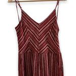 One Clothing Red Striped Romper Photo 0