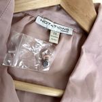Notations NWOT  Pink Button down with stipe sleeve detail 2x Photo 2