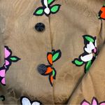 Anne Crimmins for IMI Floral Print Women's Blazer and Skirt size 14 Brown Photo 2