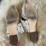 MATISSE berlin slides in gold spot mules calf hair slides White Size 7.5 Photo 8