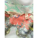 Soft Surroundings  Muse Green Multicolor Sequin Lightweight Flowy Kimono Layer XS Photo 7