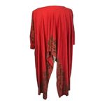 Free People  pick me up tee oversized Asymmetrical top red size medium Photo 5
