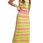 VICTOR Glemaud sweater midi skirt Pink & Green Striped size M medium NWT pink gr Photo 0