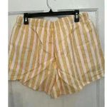 Charlie Holiday  Anthropologie Yellow/ivory Isabelle Pajama Shorts Size XL/10 NWT Photo 2