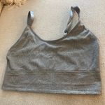 Laura Ashley super soft Longline athletic workout lounge bras Gray Photo 2