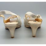 Alex Marie Size 8M Marla Gold Cream Slingback Pump Beaded Formal Party Wedding Photo 7