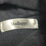 Madhappy  Women's Black Spellout Logo Long Sleeve Hoodie Hooded Sweatshirt Top S Photo 3