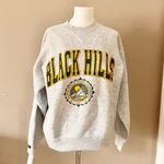 Vintage Jansport Black Hills University Crewneck Sweatshirt Gray Size M Photo 2