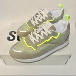 Schutz Penny Neon Trim Sneakers Size 7.5 Photo 3