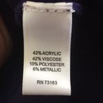 Cable & Gauge FINAL MARKDOWN Ladies’  Metallic Knit Top pm Photo 5