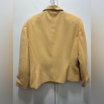 Le Suit  vintage butter yellow blazer with black trim 12 Photo 2