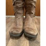 Baretraps  Size 9 Tall Brown Faux Leather Riding Boot Equestrian Western Biker Photo 4