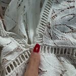 Lulus Amora White Lace Jumpsuit Bridal Bride Bachelorette Wedding Small Photo 9