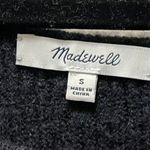 Madewell Black Square-Neck Pullover Sweater Style J9951 Alpaca Wool Blend Sz S Photo 4