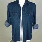 Ali & Kris  Blue Button Down Shirt Size M Photo 4