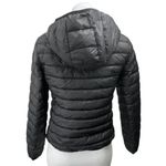 Vutolee Women's Black Zip Up Hoodie Hooded Duck Down Puffer Coat Jacket Size S Photo 1