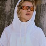 Free People  Movement White Hooded Long Sleeve Athletic Thin Layering Top Small Photo 0