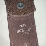 Western Cowgirl Womens Brown Tooled Belt Size Large Boho Hippie Turquoise Stones Photo 6