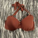 Shade & Shore Women's Brown Halter Bikini Top Size 36D by Shade Shore Photo 0
